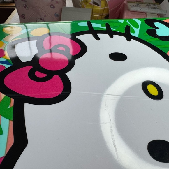 Hello Kitty Kids Jungle Tropical Suitcase - Green, Pink, White Animal Prink - Picture 7 of 9